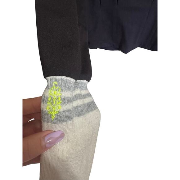 Free People Movement Corset Double Zip Knit Cuff Performance Jacket Size Medium - Picture 6 of 14